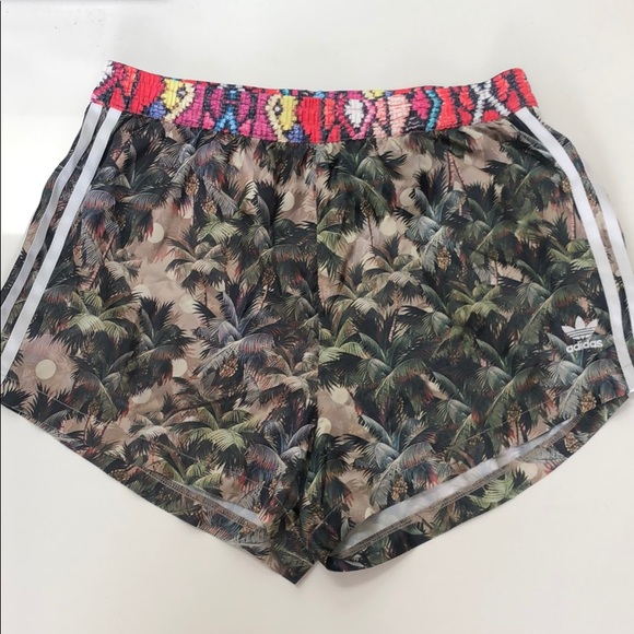 silk adidas shorts